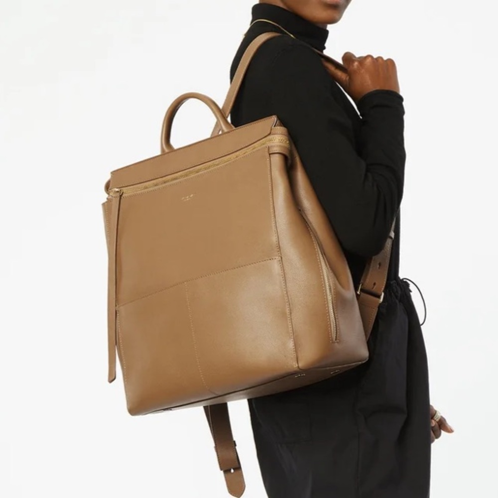 Mina Baie Harper Tan Backpack